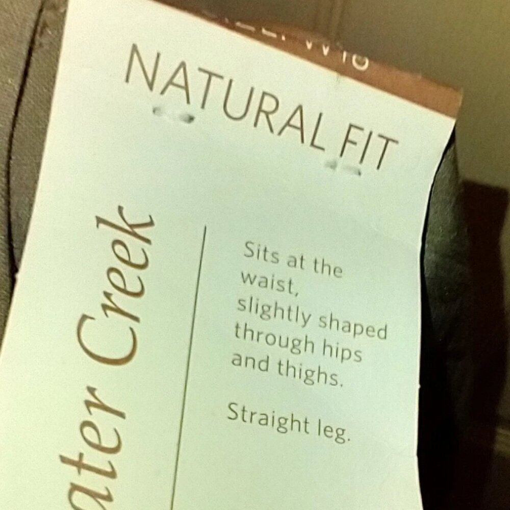 NWT Coldwater Creek Natural Fit Straight Leg Khaki Pants Women’s Size 10 Taupe - Picture 7 of 11